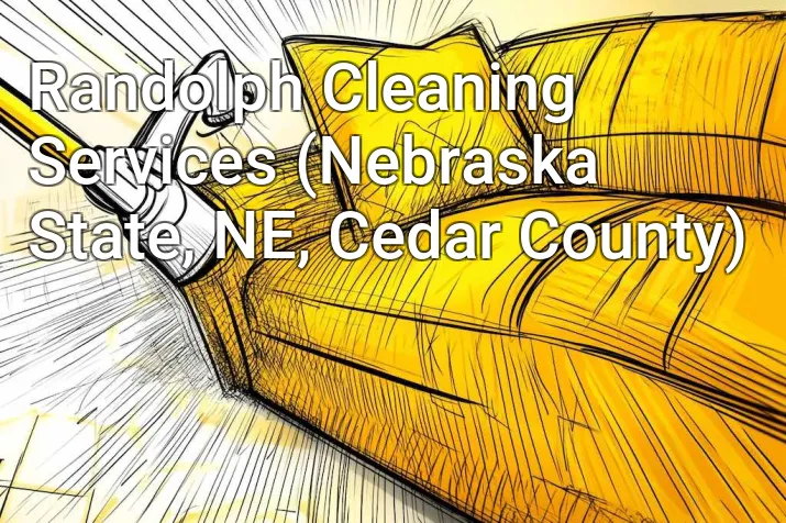 Randolph Cleaning Services (Nebraska State, NE, Cedar County)