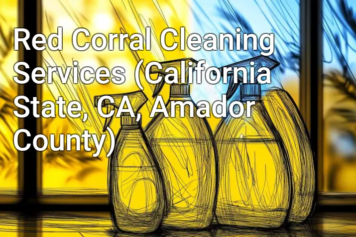 Red Corral Cleaning Services (California State, CA, Amador County)