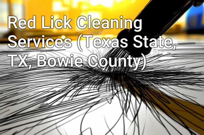 Red Lick Cleaning Services (Texas State, TX, Bowie County)
