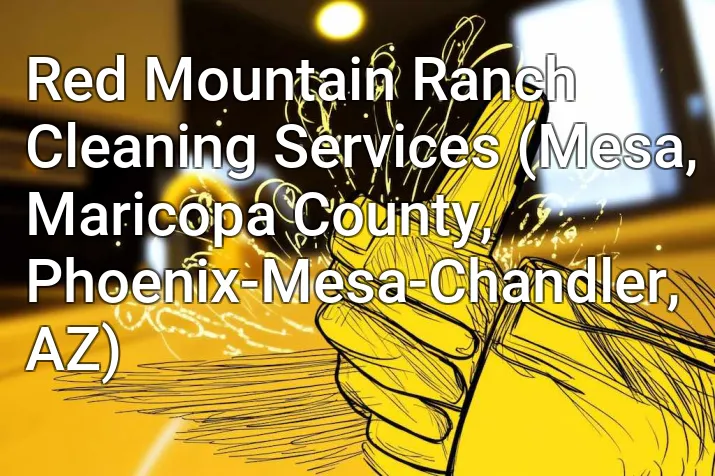 Red Mountain Ranch Cleaning Services (Mesa, Maricopa County, Phoenix-Mesa-Chandler, AZ)