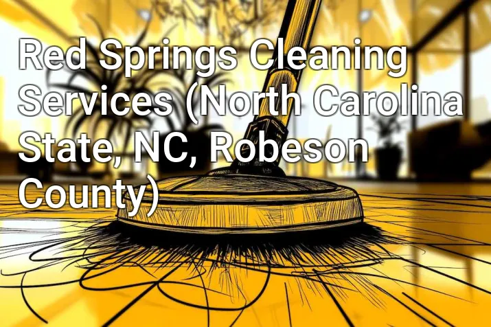 Red Springs Cleaning Services (North Carolina State, NC, Robeson County)