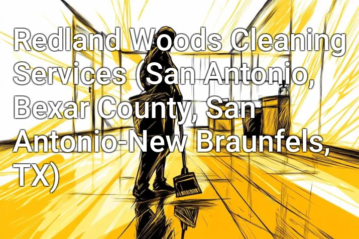 Redland Woods Cleaning Services (San Antonio, Bexar County, San Antonio-New Braunfels, TX)
