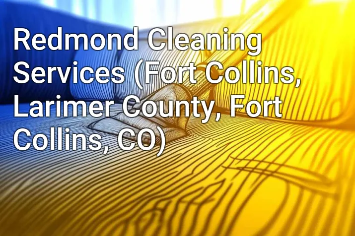 Redmond Cleaning Services (Fort Collins, Larimer County, Fort Collins, CO)
