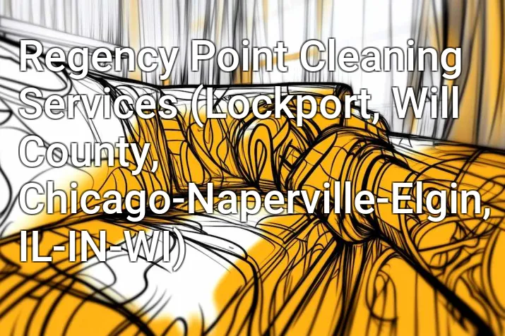 Regency Point Cleaning Services (Lockport, Will County, Chicago-Naperville-Elgin, IL-IN-WI)