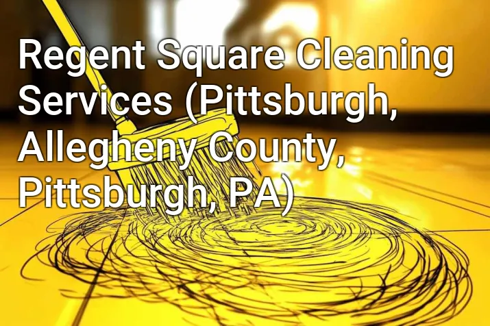 Regent Square Cleaning Services (Pittsburgh, Allegheny County, Pittsburgh, PA)