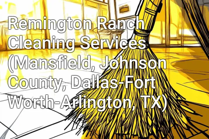 Remington Ranch Cleaning Services (Mansfield, Johnson County, Dallas-Fort Worth-Arlington, TX)
