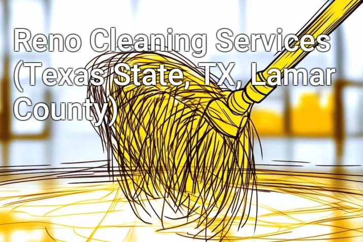 Reno Cleaning Services (Texas State, TX, Lamar County)