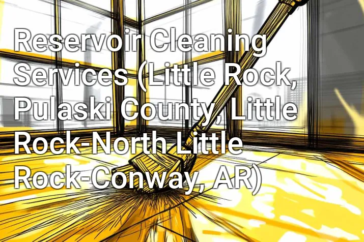 Reservoir Cleaning Services (Little Rock, Pulaski County, Little Rock-North Little Rock-Conway, AR)
