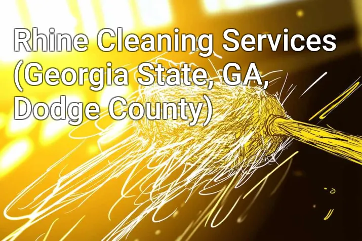 Rhine Cleaning Services (Georgia State, GA, Dodge County)