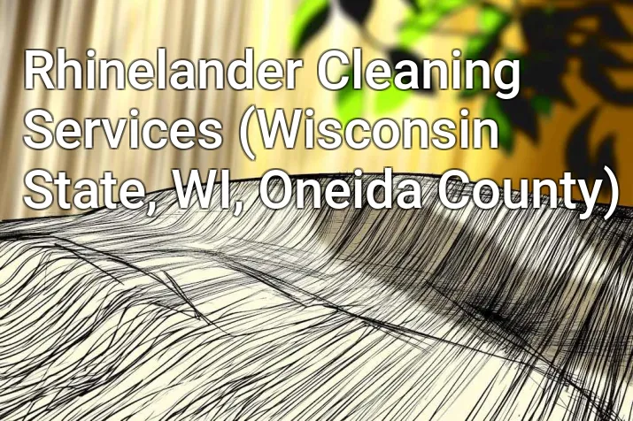 Rhinelander Cleaning Services (Wisconsin State, WI, Oneida County)