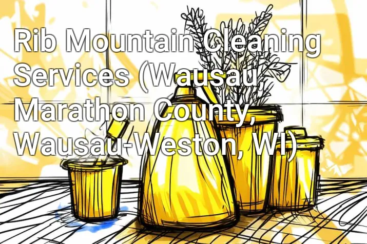 Rib Mountain Cleaning Services (Wausau, Marathon County, Wausau-Weston, WI)