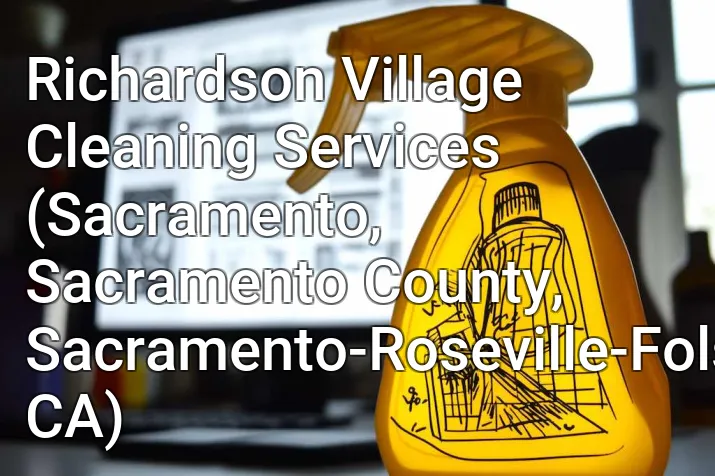 Richardson Village Cleaning Services (Sacramento, Sacramento County, Sacramento-Roseville-Folsom, CA)