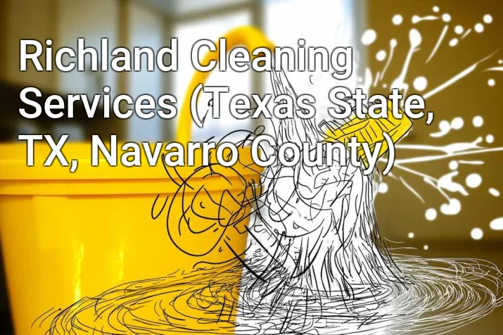 Richland Cleaning Services (Texas State, TX, Navarro County)