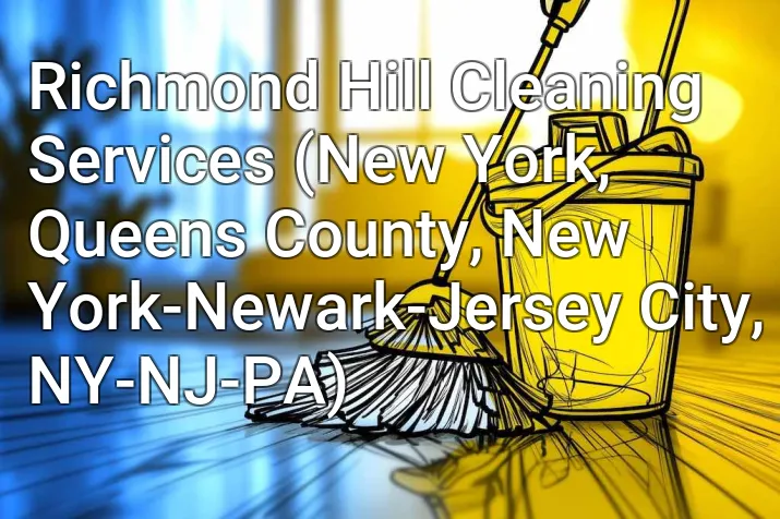 Richmond Hill Cleaning Services (New York, Queens County, New York-Newark-Jersey City, NY-NJ-PA)