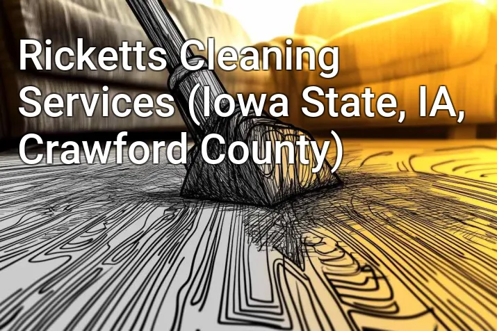 Ricketts Cleaning Services (Iowa State, IA, Crawford County)