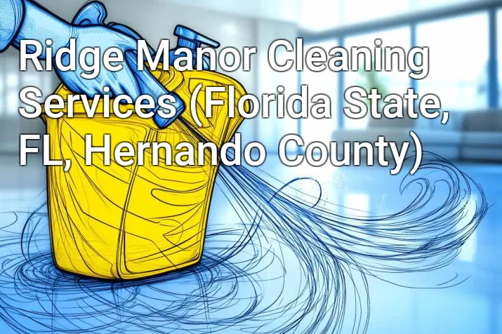 Ridge Manor Cleaning Services (Florida State, FL, Hernando County)