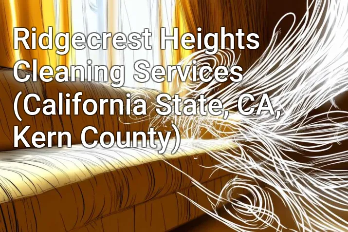 Ridgecrest Heights Cleaning Services (California State, CA, Kern County)