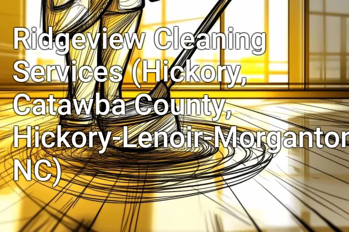 Ridgeview Cleaning Services (Hickory, Catawba County, Hickory-Lenoir-Morganton, NC)
