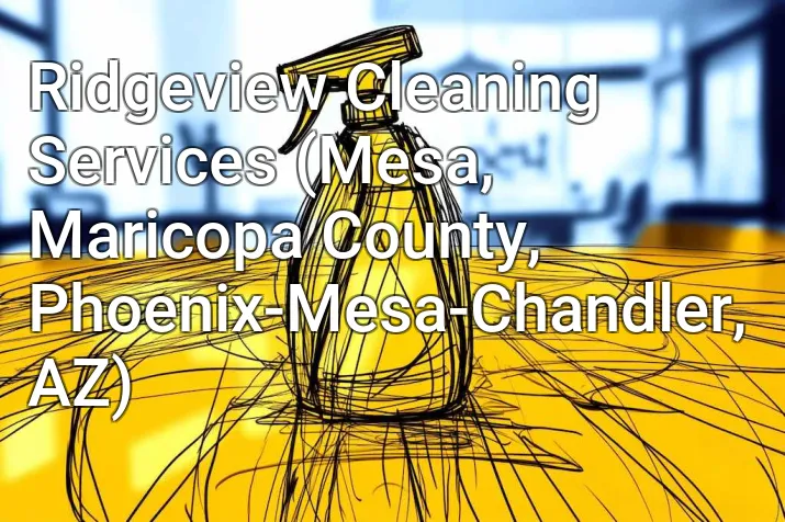 Ridgeview Cleaning Services (Mesa, Maricopa County, Phoenix-Mesa-Chandler, AZ)