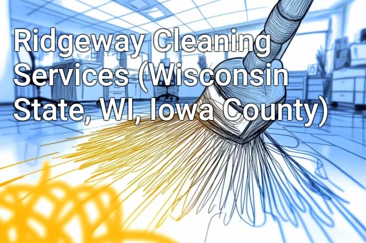 Ridgeway Cleaning Services (Wisconsin State, WI, Iowa County)