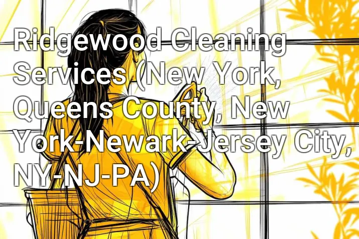Ridgewood Cleaning Services (New York, Queens County, New York-Newark-Jersey City, NY-NJ-PA)
