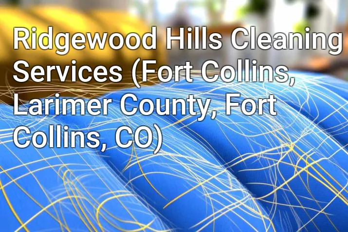 Ridgewood Hills Cleaning Services (Fort Collins, Larimer County, Fort Collins, CO)