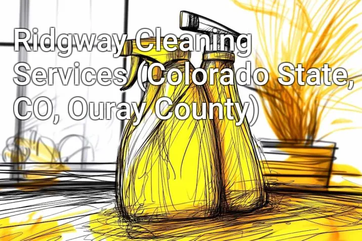 Ridgway Cleaning Services (Colorado State, CO, Ouray County)