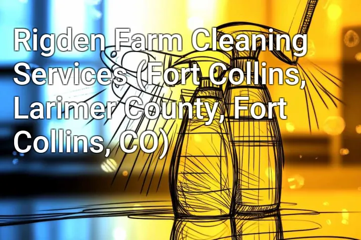 Rigden Farm Cleaning Services (Fort Collins, Larimer County, Fort Collins, CO)