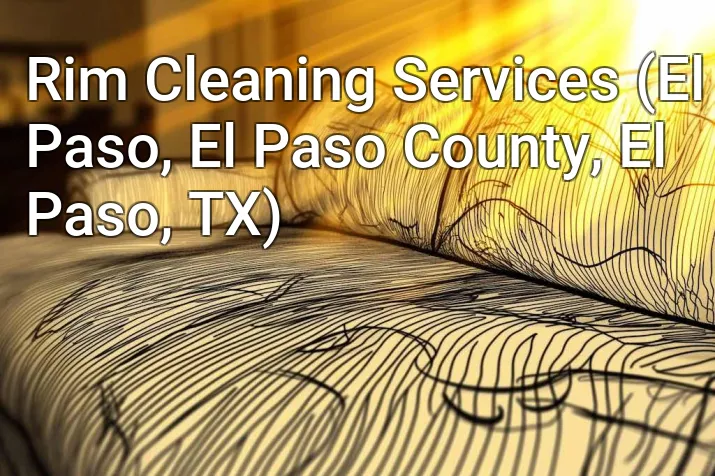 Rim Cleaning Services (El Paso, El Paso County, El Paso, TX)