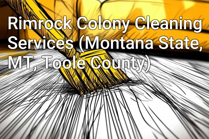 Rimrock Colony Cleaning Services (Montana State, MT, Toole County)