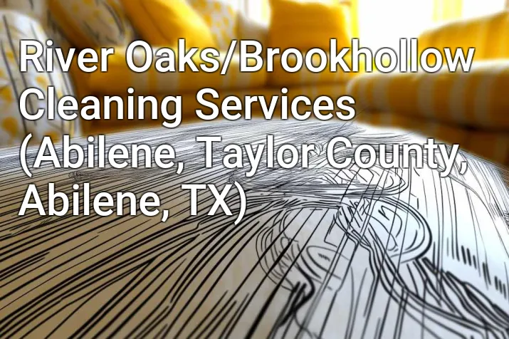 River Oaks/Brookhollow Cleaning Services (Abilene, Taylor County, Abilene, TX)