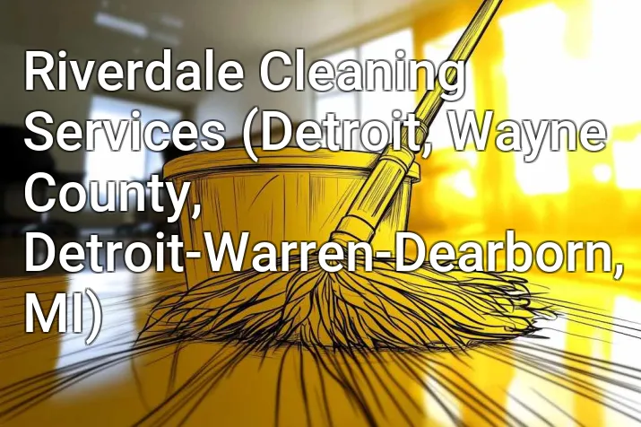 Riverdale Cleaning Services (Detroit, Wayne County, Detroit-Warren-Dearborn, MI)
