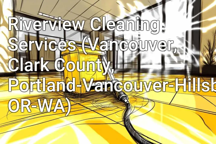 Riverview Cleaning Services (Vancouver, Clark County, Portland-Vancouver-Hillsboro, OR-WA)
