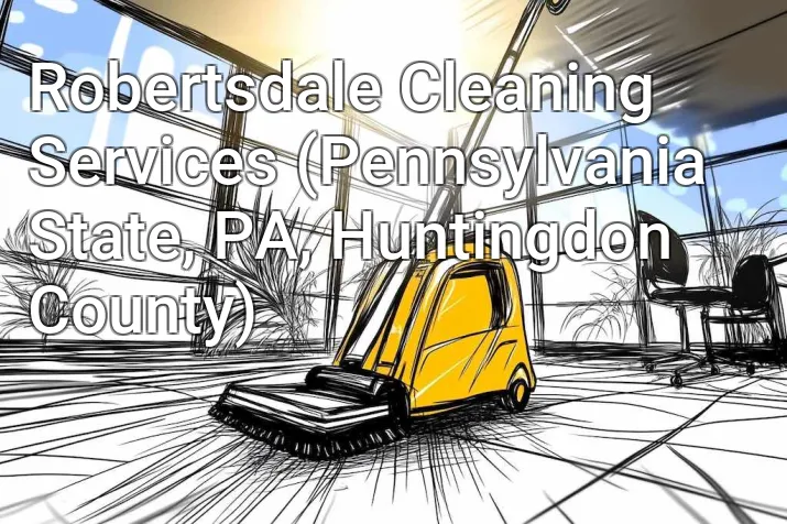 Robertsdale Cleaning Services (Pennsylvania State, PA, Huntingdon County)