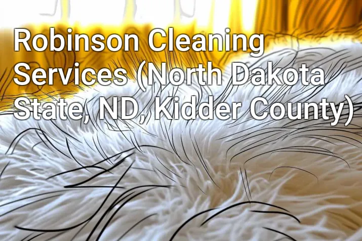 Robinson Cleaning Services (North Dakota State, ND, Kidder County)