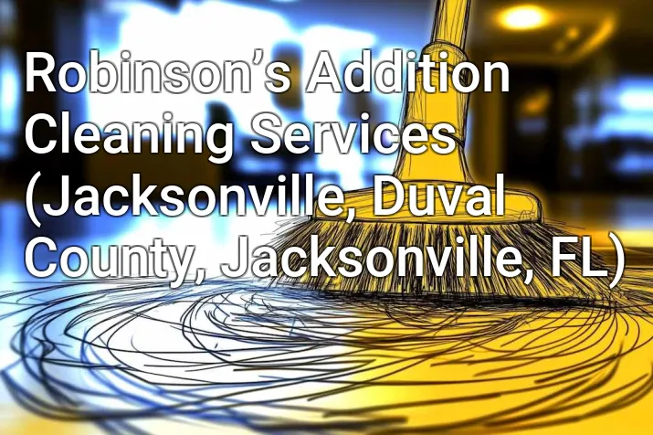 Robinson’s Addition Cleaning Services (Jacksonville, Duval County, Jacksonville, FL)