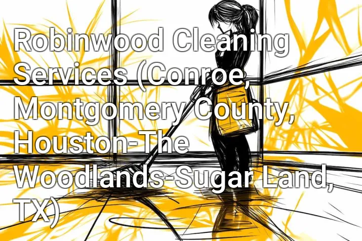 Robinwood Cleaning Services (Conroe, Montgomery County, Houston-The Woodlands-Sugar Land, TX)