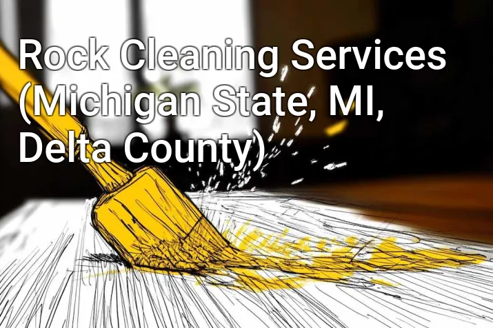 Rock Cleaning Services (Michigan State, MI, Delta County)
