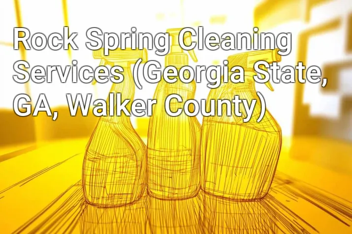 Rock Spring Cleaning Services (Georgia State, GA, Walker County)