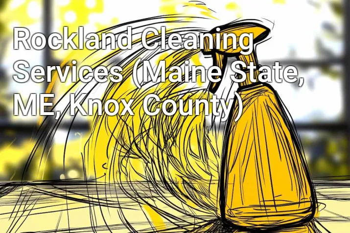 Rockland Cleaning Services (Maine State, ME, Knox County)
