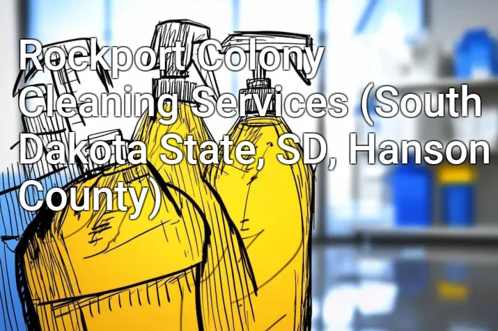 Rockport Colony Cleaning Services (South Dakota State, SD, Hanson County)