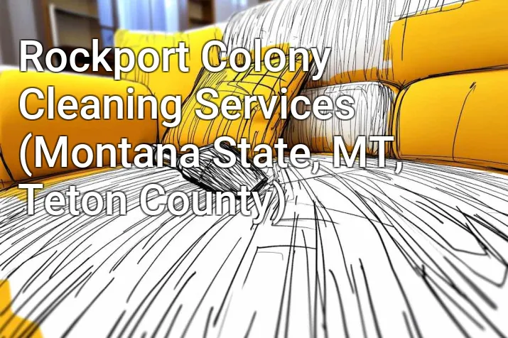 Rockport Colony Cleaning Services (Montana State, MT, Teton County)