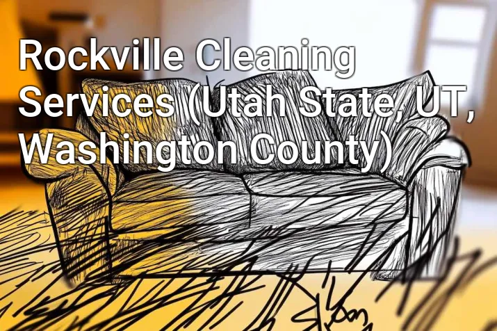 Rockville Cleaning Services (Utah State, UT, Washington County)