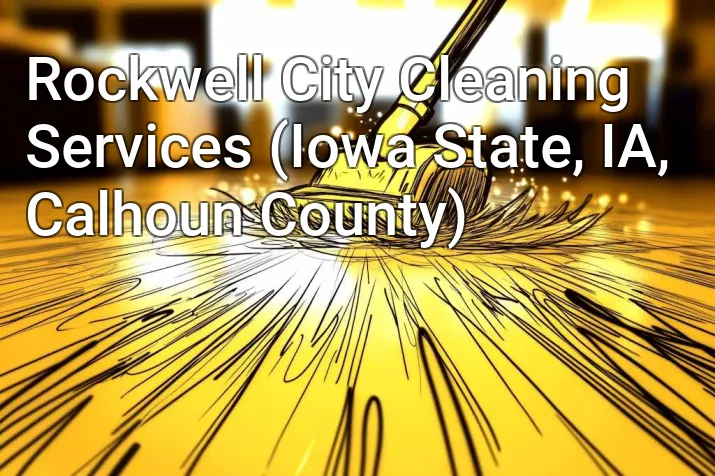 Rockwell City Cleaning Services (Iowa State, IA, Calhoun County)