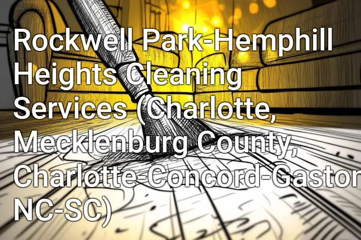 Rockwell Park-Hemphill Heights Cleaning Services (Charlotte, Mecklenburg County, Charlotte-Concord-Gastonia, NC-SC)