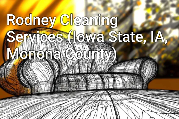 Rodney Cleaning Services (Iowa State, IA, Monona County)