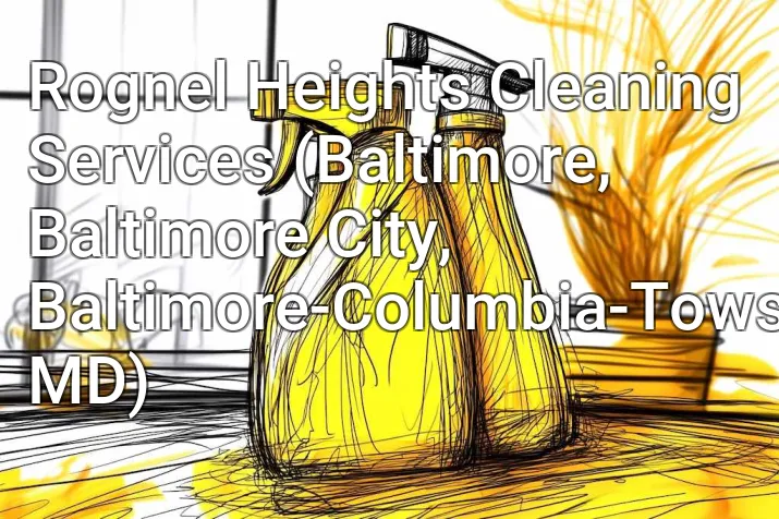 Rognel Heights Cleaning Services (Baltimore, Baltimore City, Baltimore-Columbia-Towson, MD)