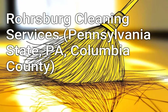 Rohrsburg Cleaning Services (Pennsylvania State, PA, Columbia County)