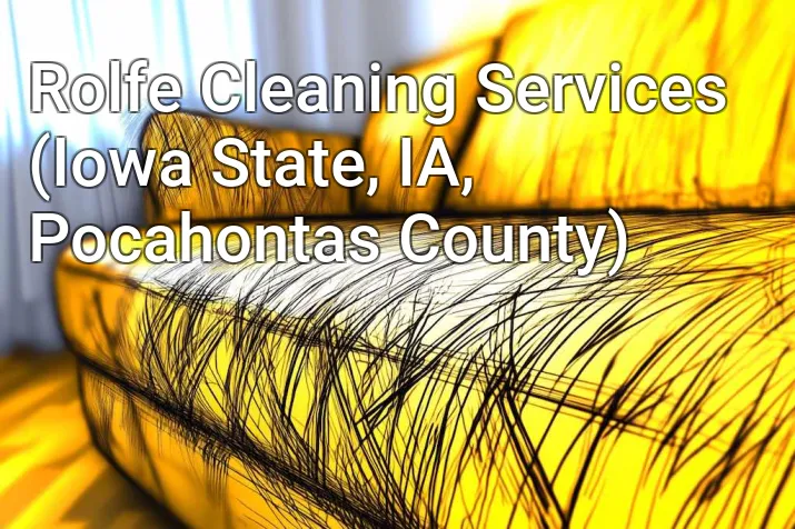 Rolfe Cleaning Services (Iowa State, IA, Pocahontas County)