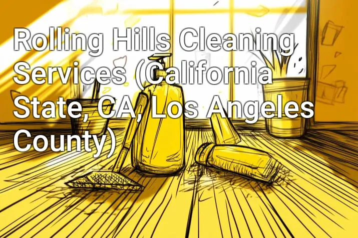 Rolling Hills Cleaning Services (California State, CA, Los Angeles County)